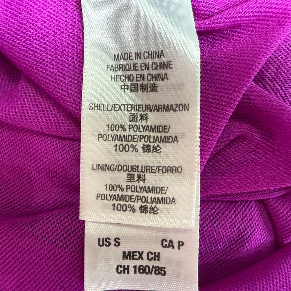 Juicy Couture Mesh Purple Leopard Print Ruched‎ Slip Mini Dress Size M